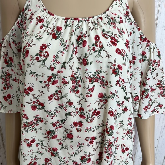 NWT French Connection Anastasia Ditsy Cutout Dress - Picture 5 of 12